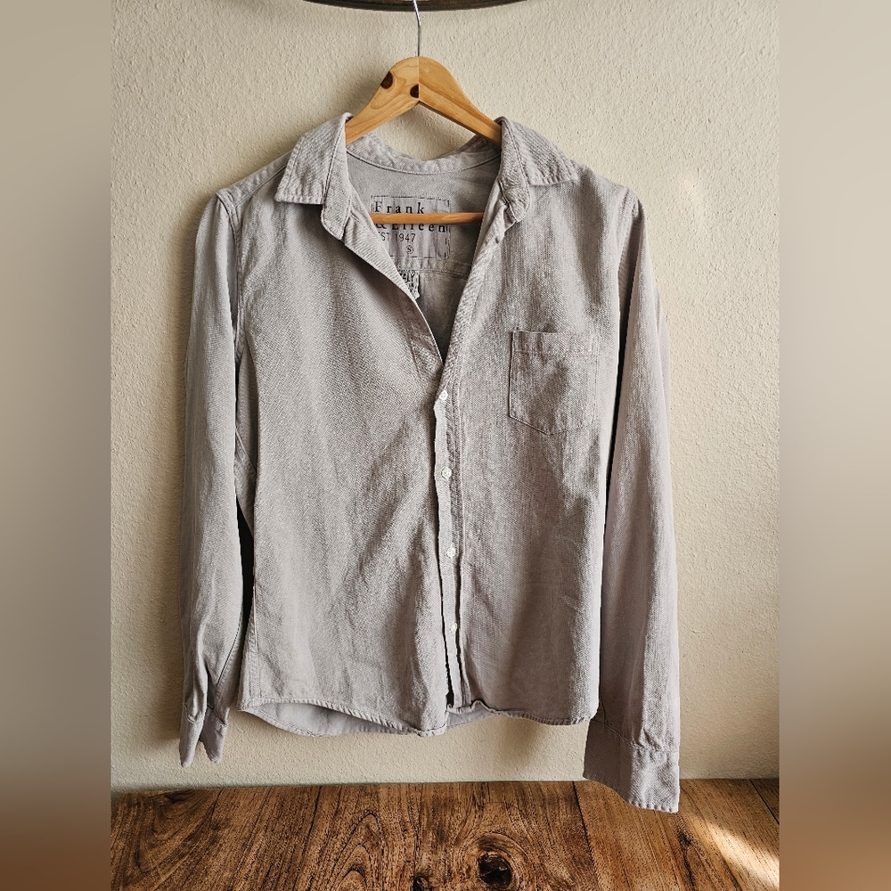 "Barry" Style Gray Button Up - image 1